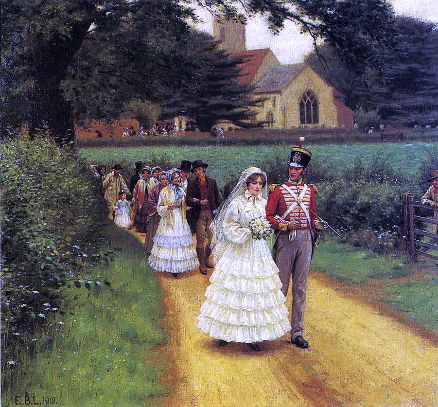  Edmund Blair Leighton The Wedding March - Hand Painted Oil Painting