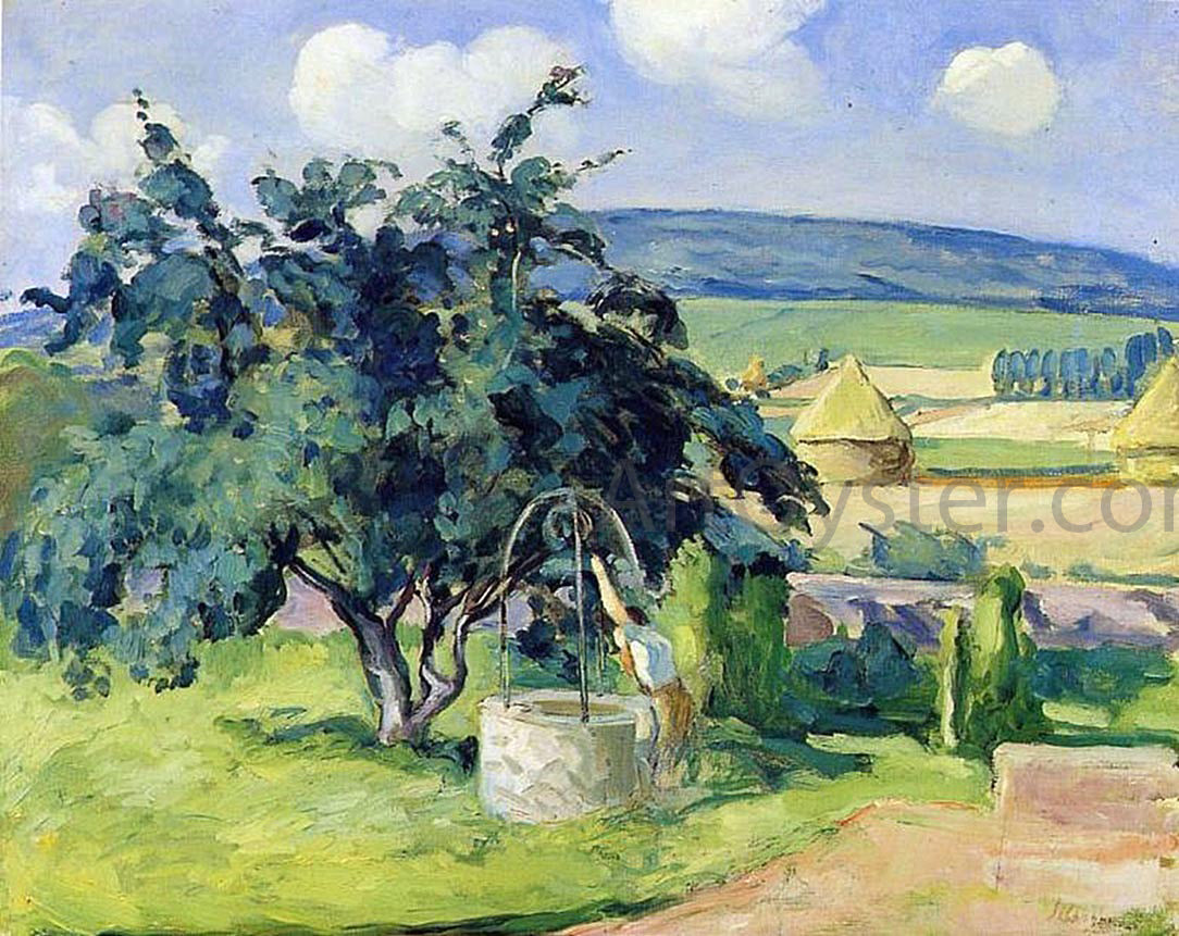 Henri Lebasque The Well - Hand Painted Oil Painting