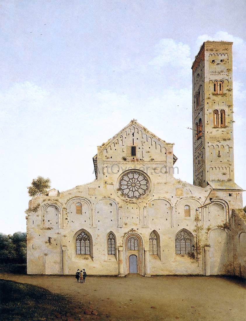 Pieter Jansz Saenredam The West Front of St Mary's Church, Utrecht - Hand Painted Oil Painting