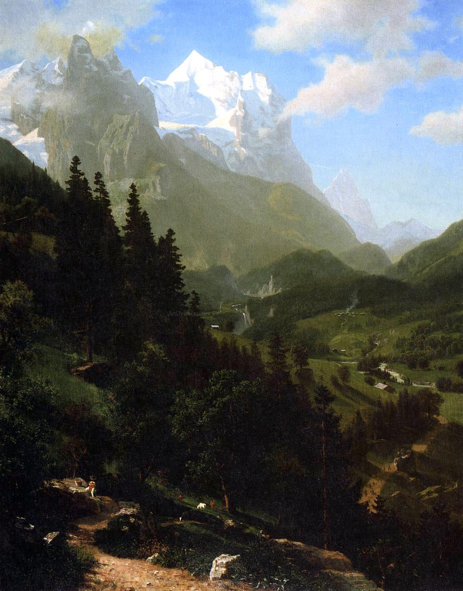 Albert Bierstadt The Wetterhorn - Hand Painted Oil Painting