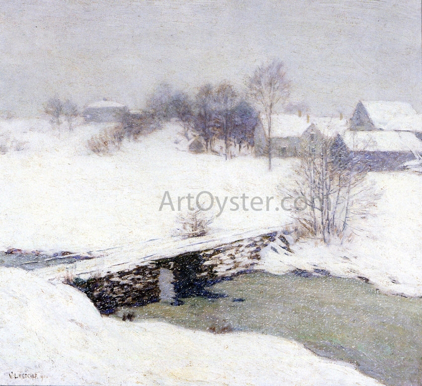  Willard Leroy Metcalf The White Mantle - Hand Painted Oil Painting