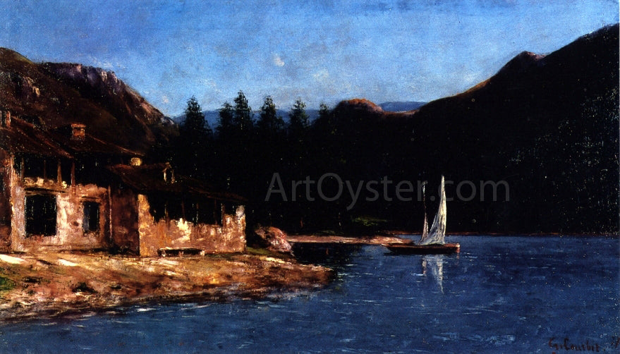 Gustave Courbet The White Sail - Hand Painted Oil Painting