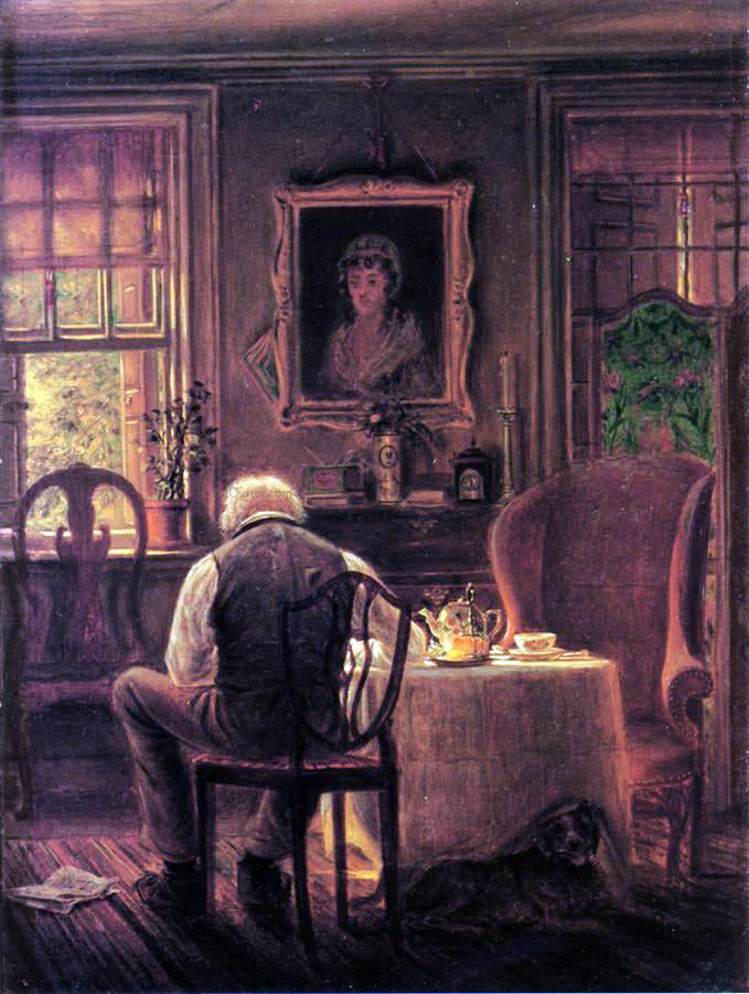 Edward Lamson Henry A Widower - Hand Painted Oil Painting