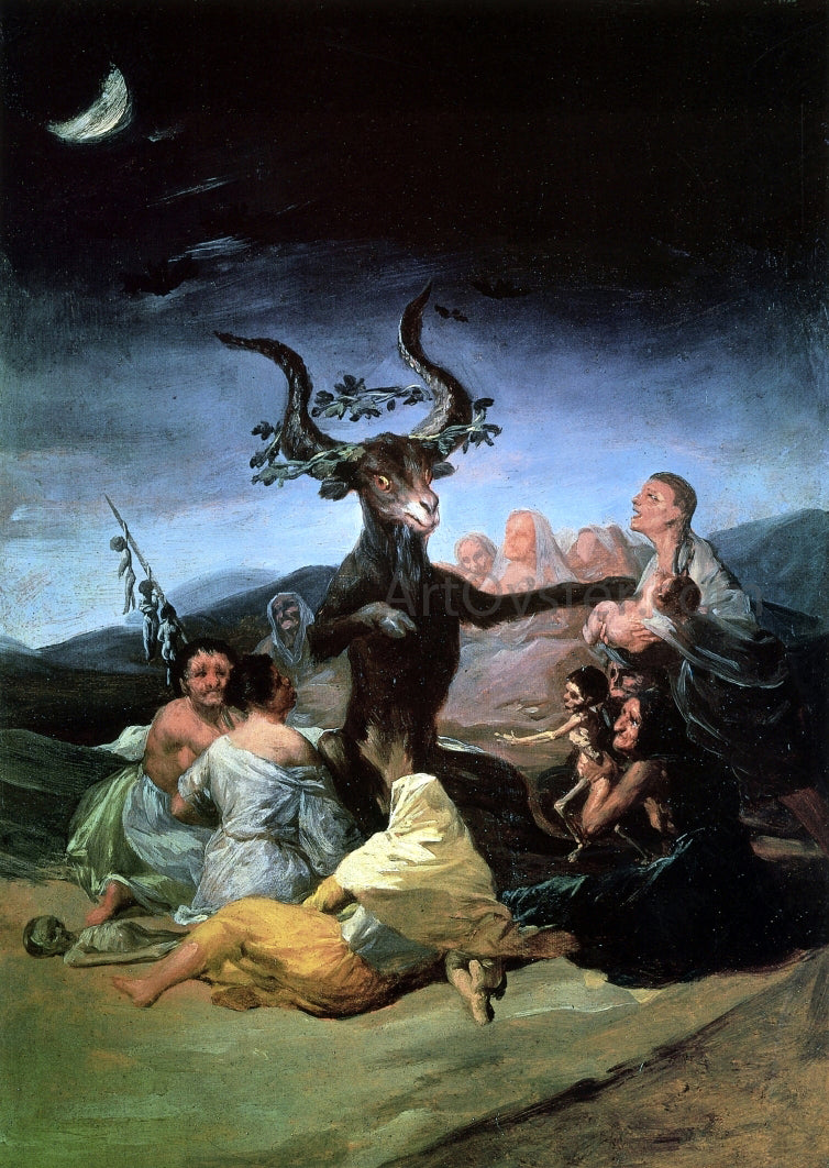 Francisco Jose de Goya Y Lucientes The Witches' Sabbath - Hand Painted Oil Painting