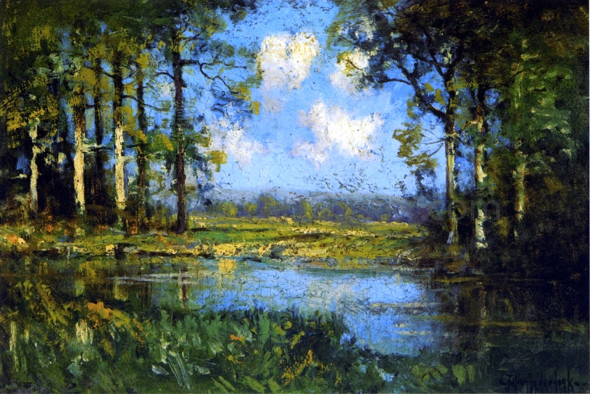 Julian Onderdonk The Woodland Pool - Hand Painted Oil Painting