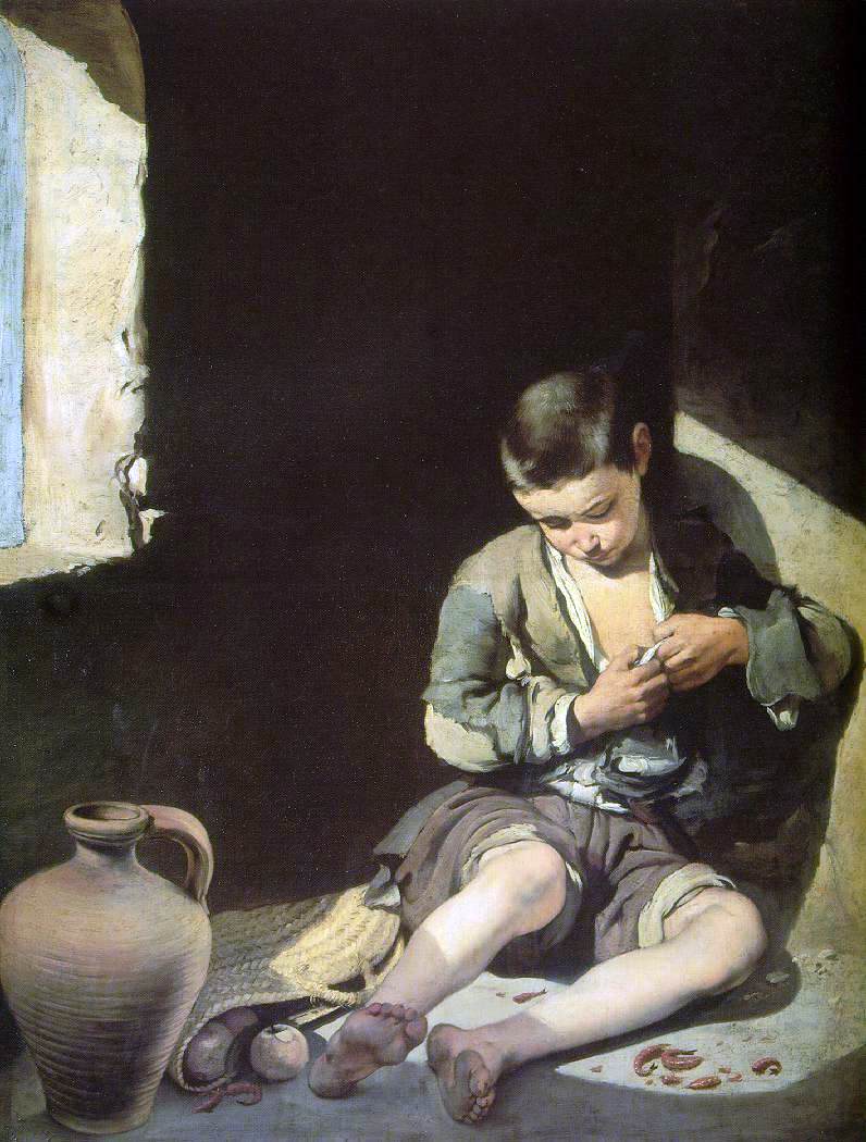 Bartolome Esteban Murillo The Young Beggar - Hand Painted Oil Painting