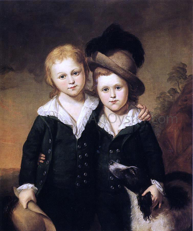 Charles Willson Peale Thomas and Henry Sergeant - Hand Painted Oil Painting