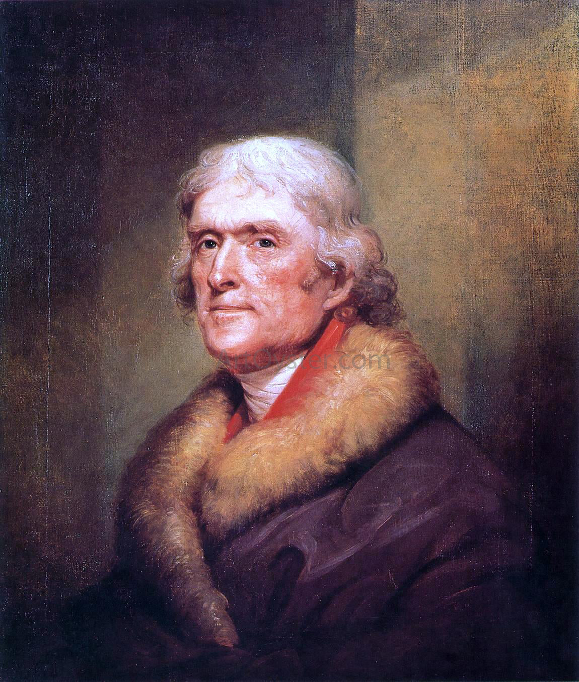  Rembrandt Peale Thomas Jefferson - Hand Painted Oil Painting