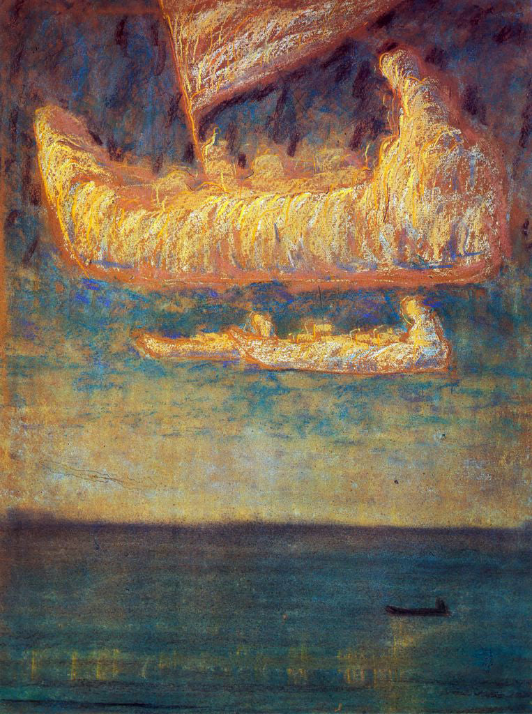 Mikalojus Ciurlionis Thoughts - Hand Painted Oil Painting