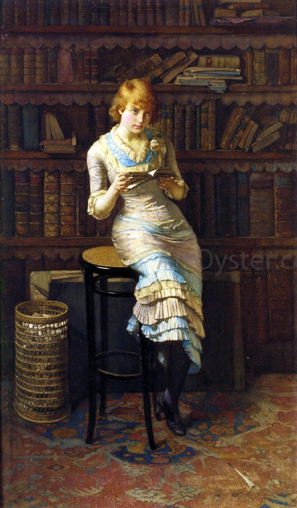 John Henry Henshall Thoughts - Hand Painted Oil Painting