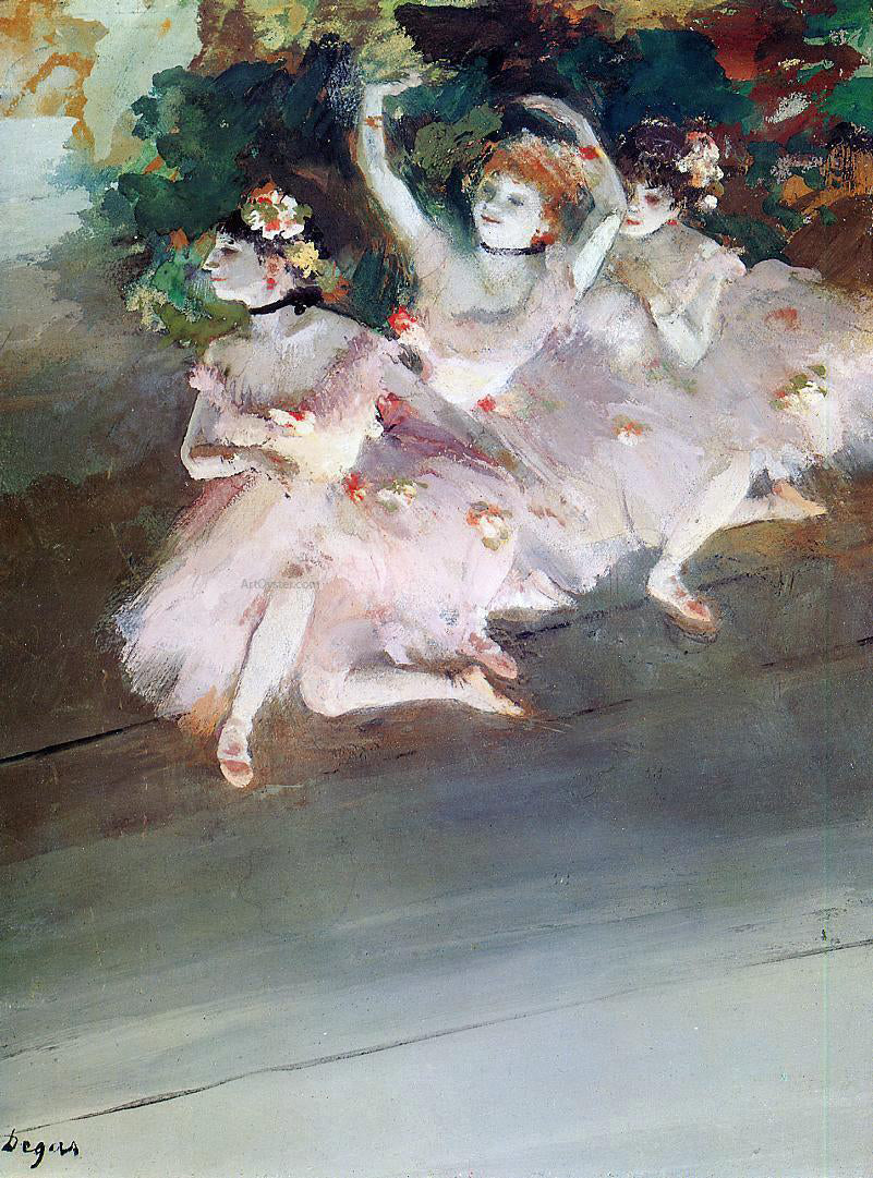 Edgar Degas Three Ballet Dancers - Hand Painted Oil Painting