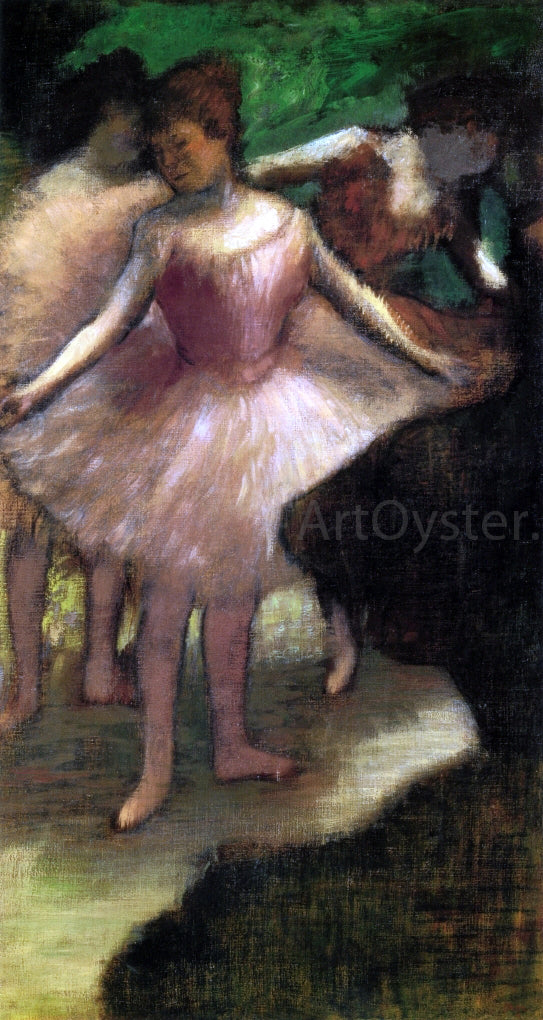Edgar Degas Three Dancers in Pink - Hand Painted Oil Painting