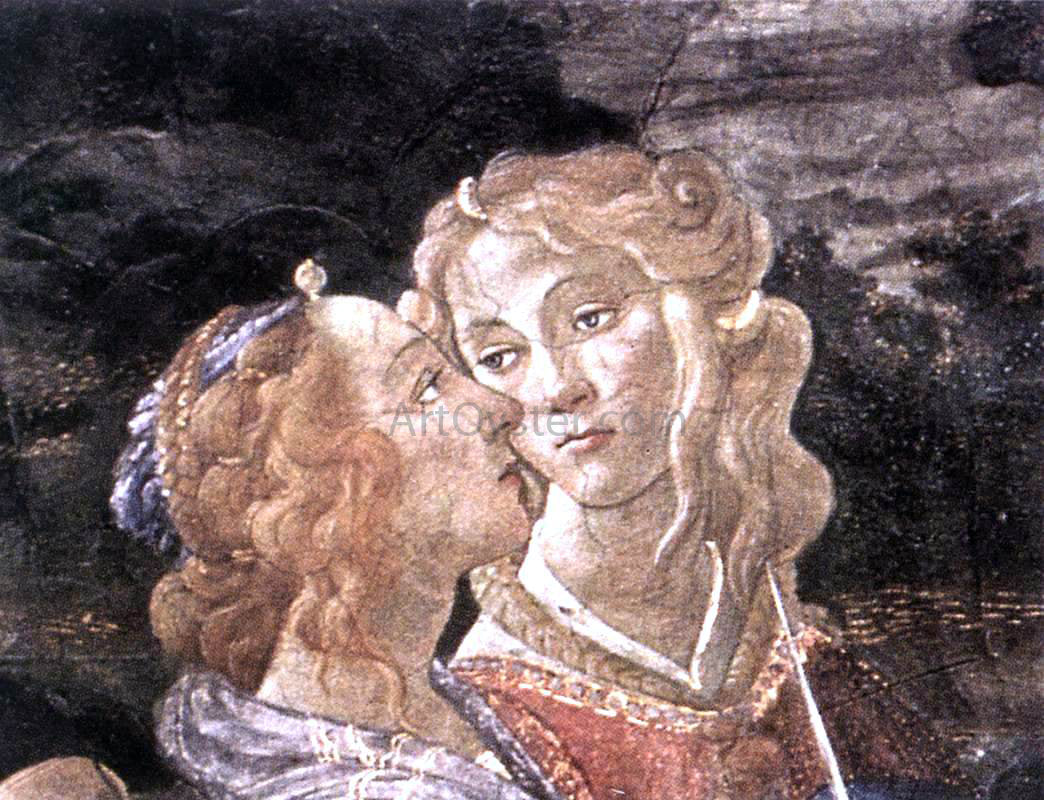  Sandro Botticelli Three Temptations of Christ (detail 7) (Cappella Sistina, Vatican) - Hand Painted Oil Painting