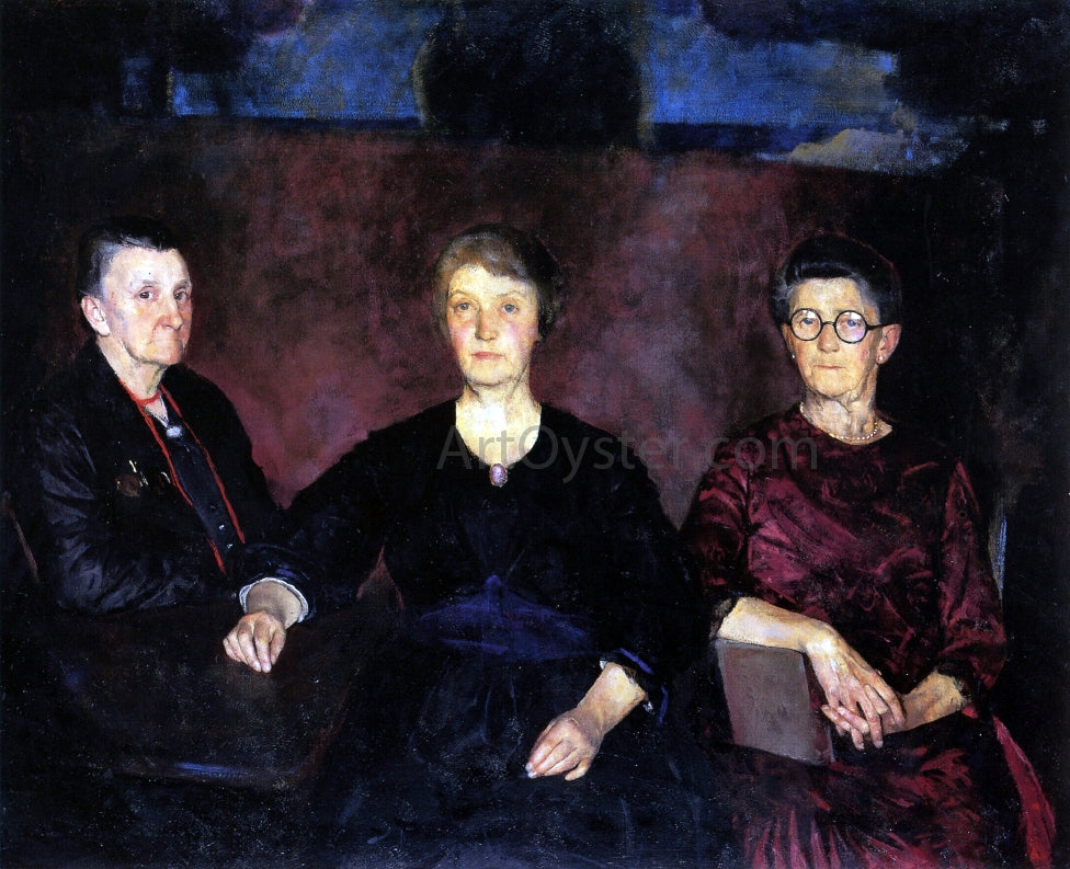 Charles Webster Hawthorne Three Women of Provincetown - Hand Painted Oil Painting
