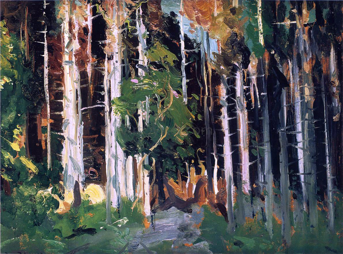  George Wesley Bellows Through the Trees - Hand Painted Oil Painting