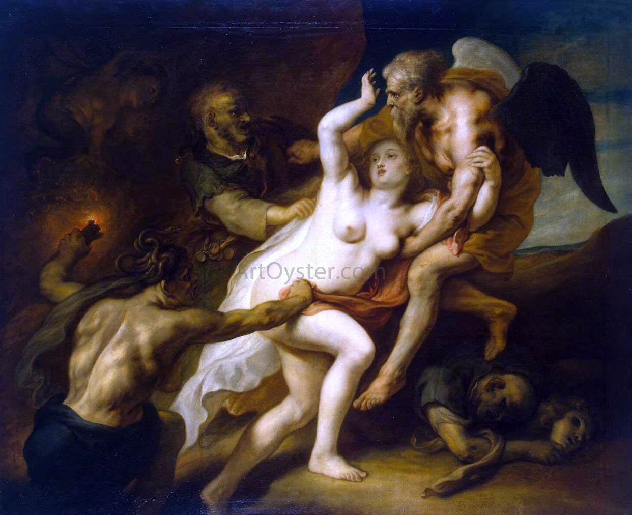 Theodor Van Thulden Time Reveals the Truth - Hand Painted Oil Painting