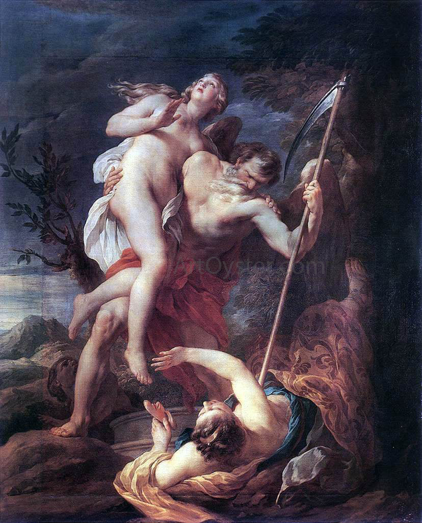 Francois Lemoyne Time Saving Truth from Falsehood and Envy - Hand Painted Oil Painting