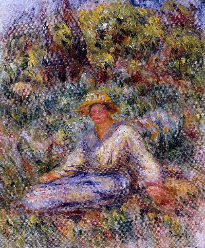 Pierre Auguste Renoir Title Unknown - Hand Painted Oil Painting
