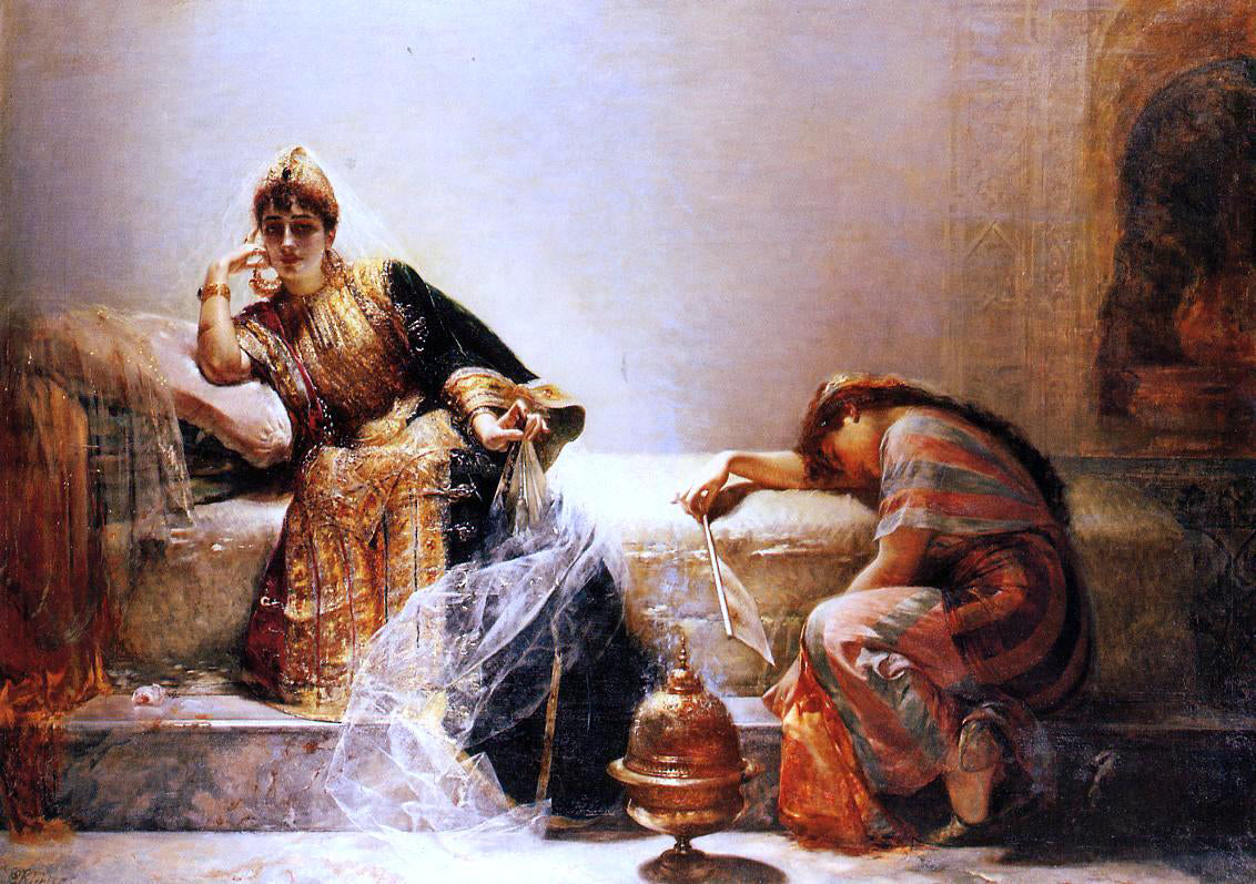 William Hahn Title Unknown - Hand Painted Oil Painting