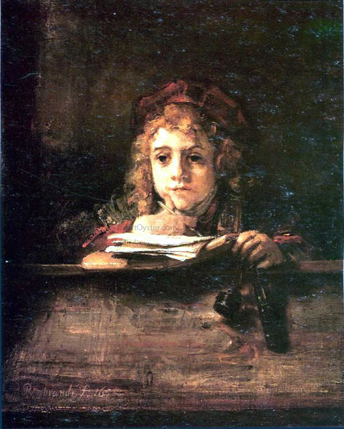 Rembrandt Van Rijn Titus - Hand Painted Oil Painting