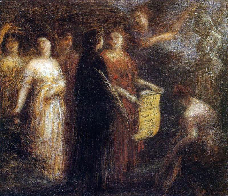 Henri Fantin-Latour To Robert Schumann - Hand Painted Oil Painting
