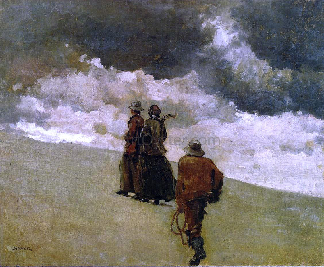 Winslow Homer To the Rescue - Hand Painted Oil Painting