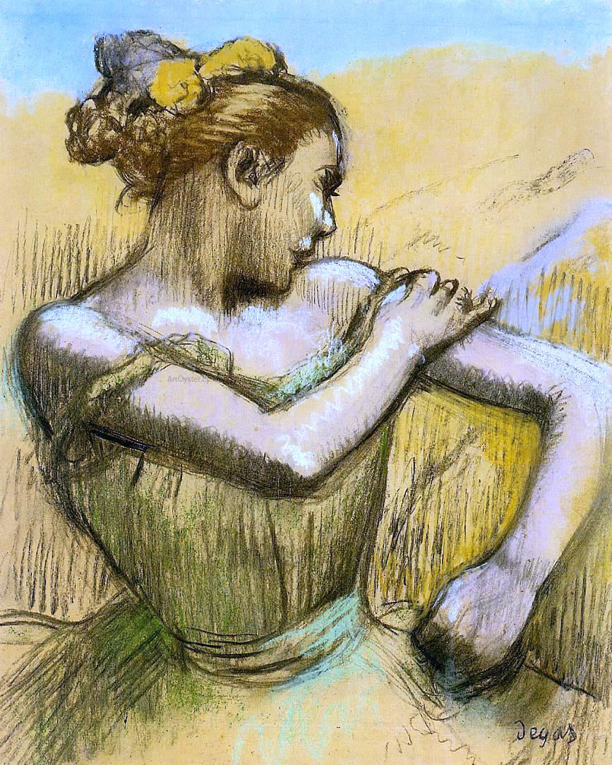 Edgar Degas Torso of a Dancer - Hand Painted Oil Painting