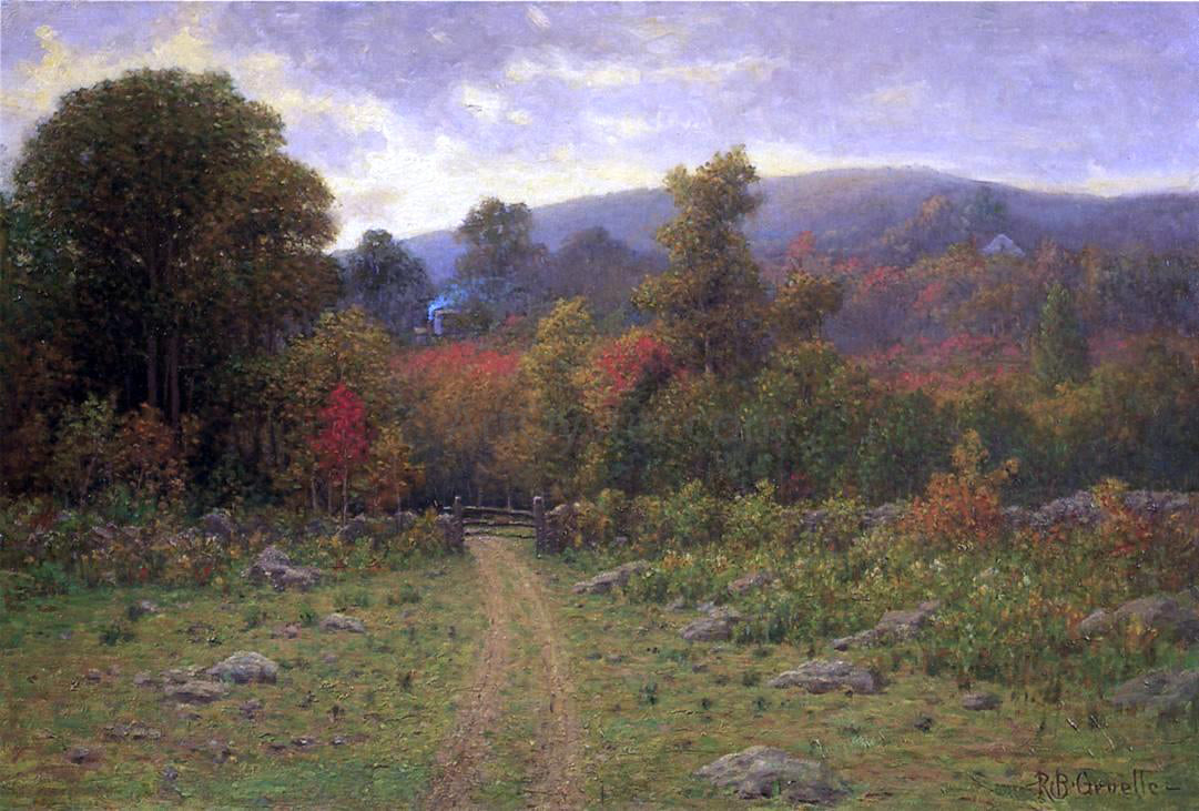 Richard B Gruelle Toward the Close of an Autumn Day - Hand Painted Oil Painting