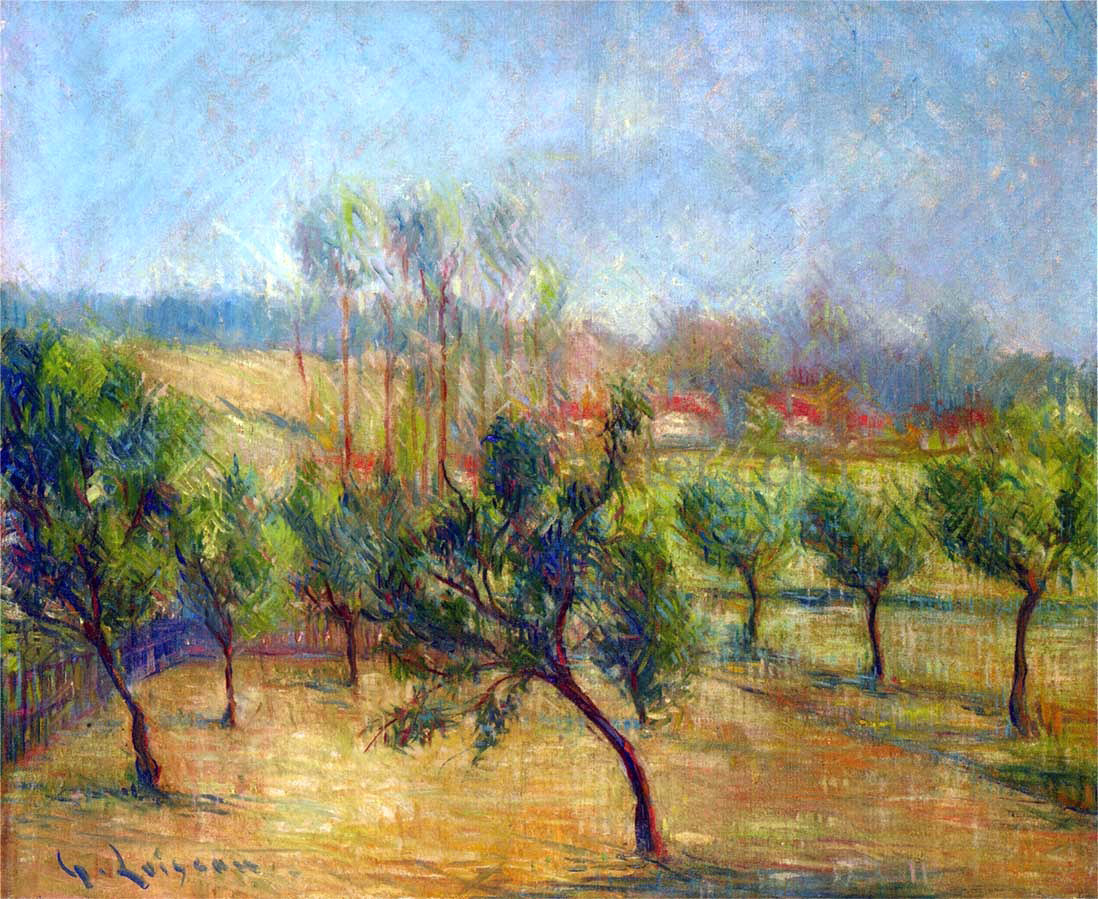 Gustave Loiseau Trees - Hand Painted Oil Painting