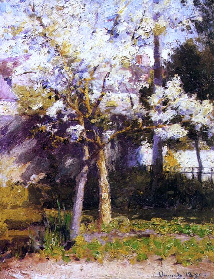 Robert Vonnoh Trees at Gertz - Hand Painted Oil Painting