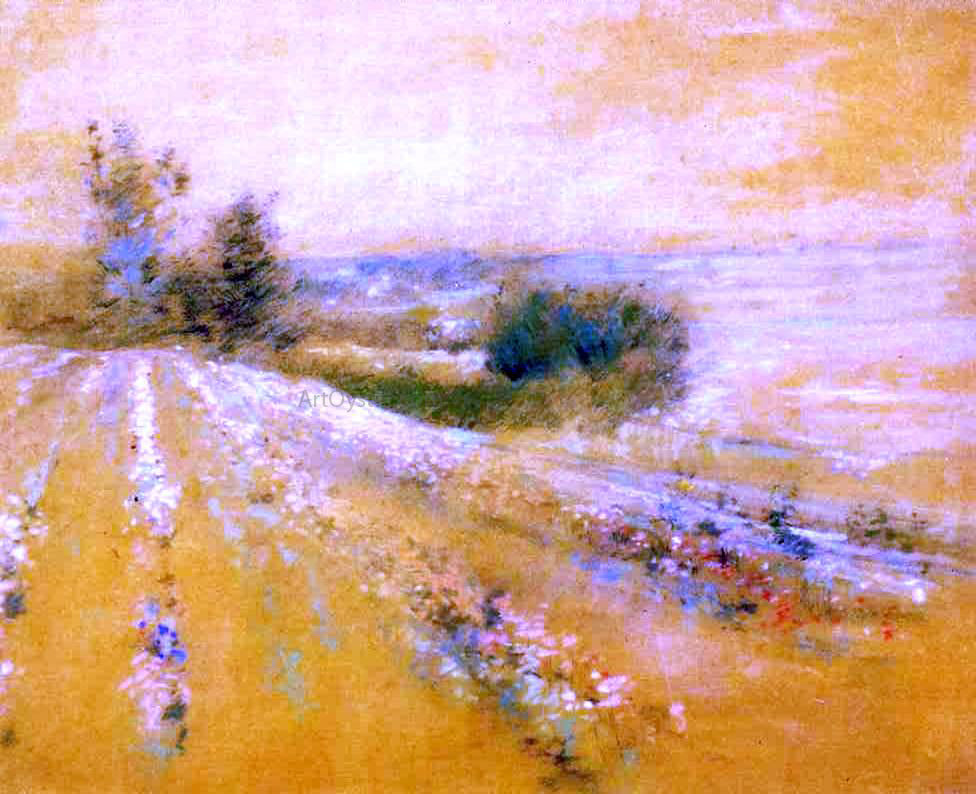 John Twachtman Trees in a Nursery - Hand Painted Oil Painting