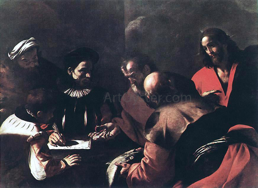 Mattia Preti Tribute Money - Hand Painted Oil Painting