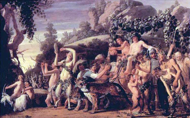 Claes Cornelisz Moeyaert Triumph of Bacchus - Hand Painted Oil Painting