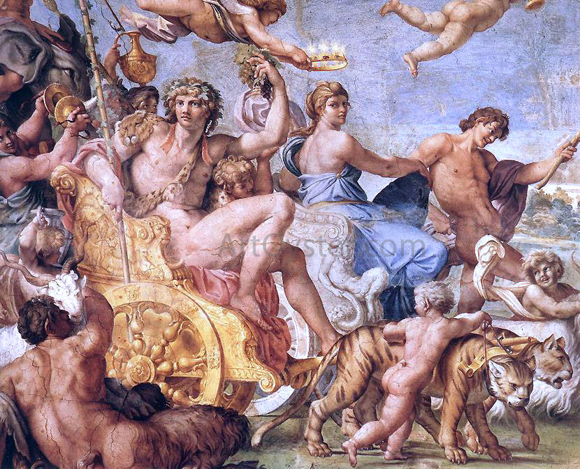 Annibale Carracci Triumph of Bacchus and Ariadne (detail: 1) - Hand Painted Oil Painting