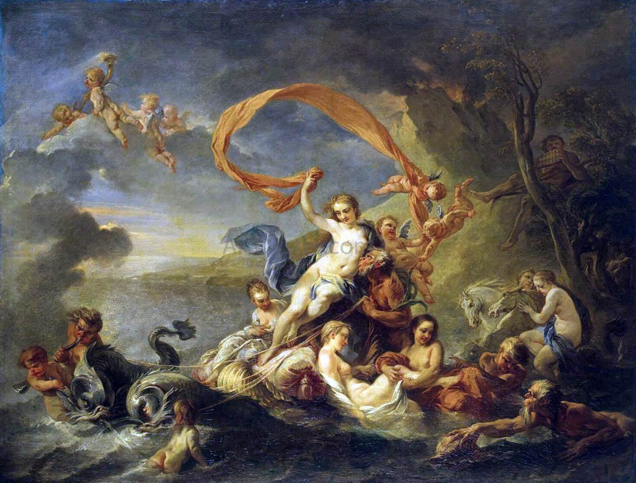 Jean-Baptiste Van Loo Triumph of Galatea - Hand Painted Oil Painting