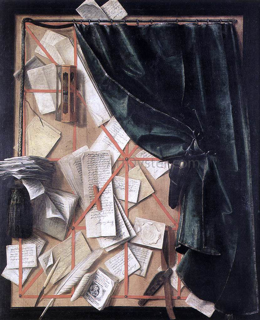 Cornelius Gijsbrechts Trompe l'oeil - Hand Painted Oil Painting