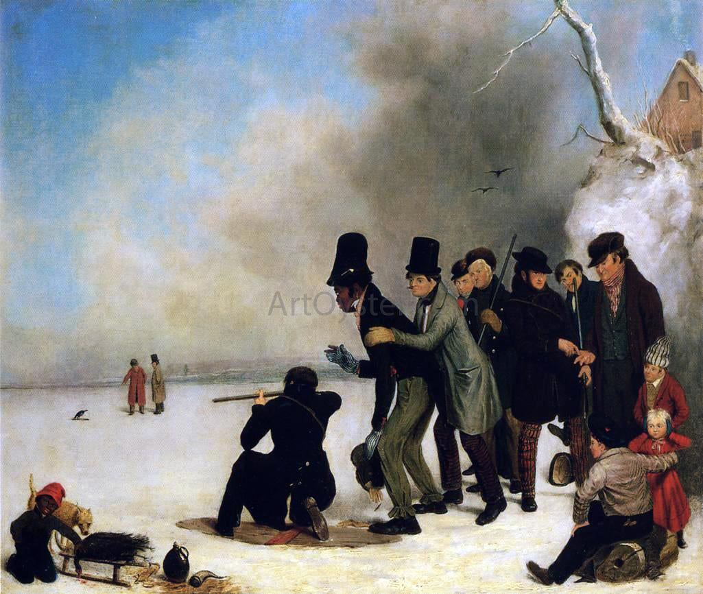 Charles Deas Turkey Shooting - Hand Painted Oil Painting