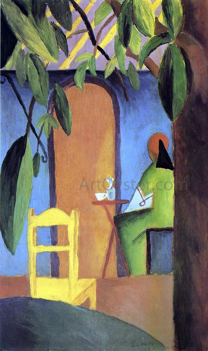 August Macke Turkish Cafe II - Hand Painted Oil Painting