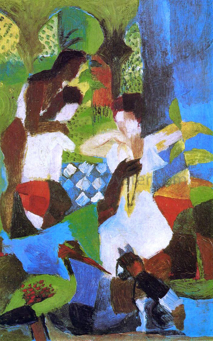 August Macke Turkish Jewel Trader - Hand Painted Oil Painting