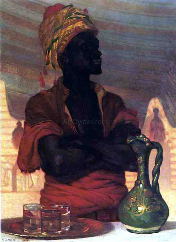 Francis David Millet Turkish Waterseller - Hand Painted Oil Painting