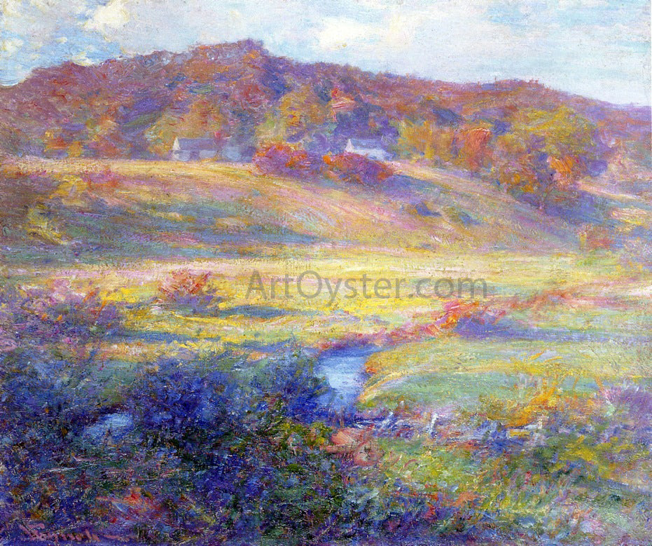 Robert Vonnoh Turquoise, Rose and Gold - Hand Painted Oil Painting