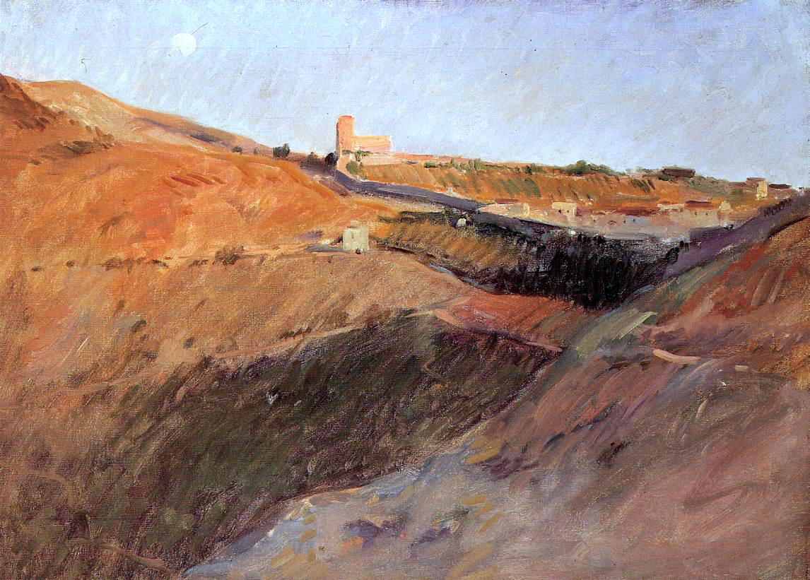 Frank Duveneck Tuscan Hills - Hand Painted Oil Painting