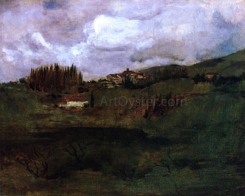 John Twachtman Tuscan Landscape - Hand Painted Oil Painting