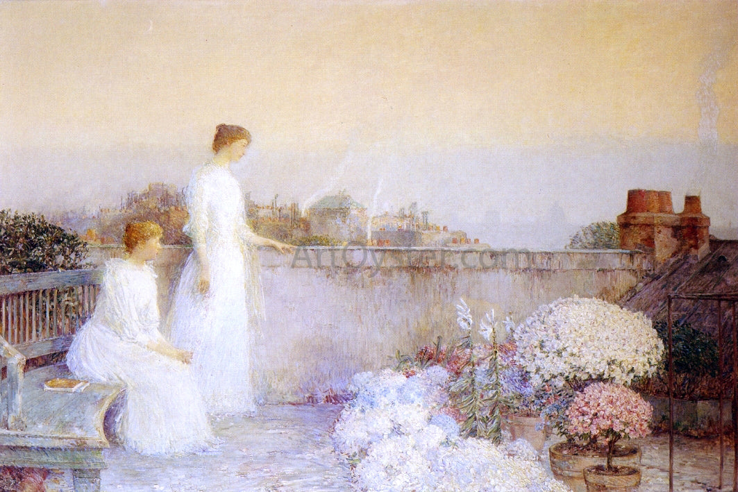 Frederick Childe Hassam A Twilight (also known as Le Crepuscule) - Hand Painted Oil Painting
