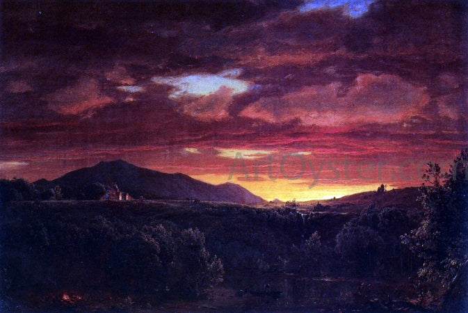 Frederic Edwin Church Twilight - Hand Painted Oil Painting