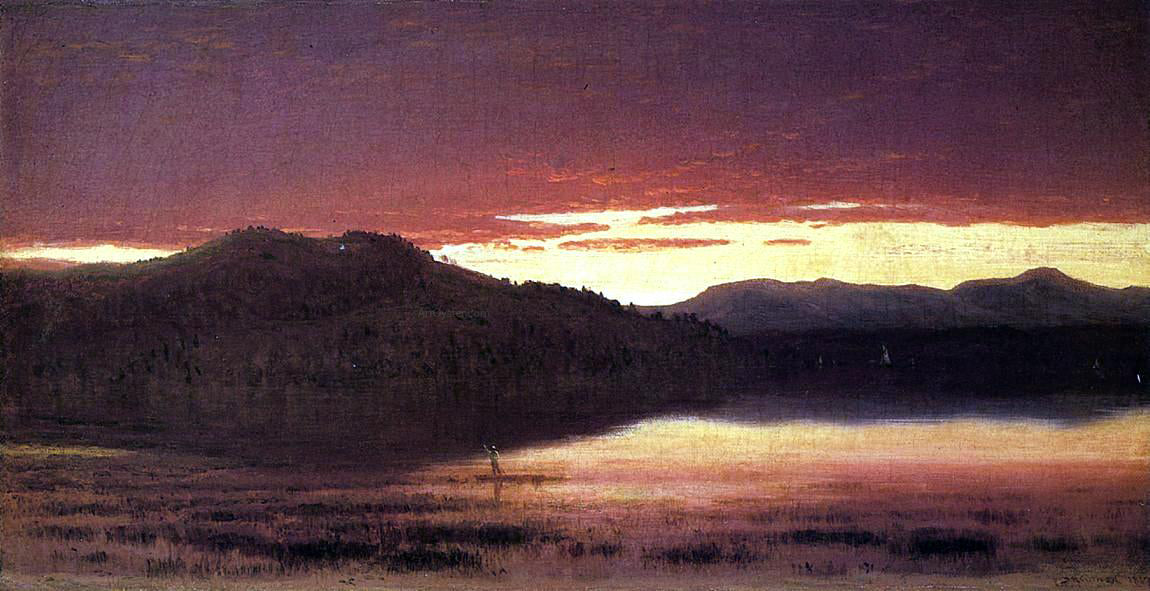 Sanford Robinson Gifford Twilight - Hand Painted Oil Painting