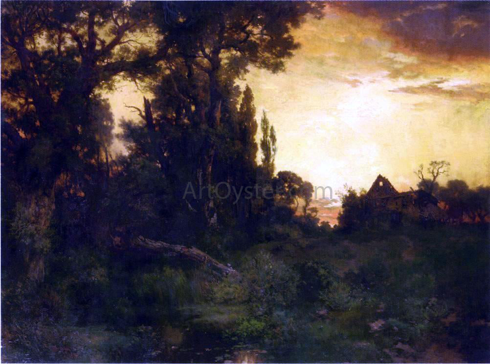 Thomas Moran Twilight - Hand Painted Oil Painting