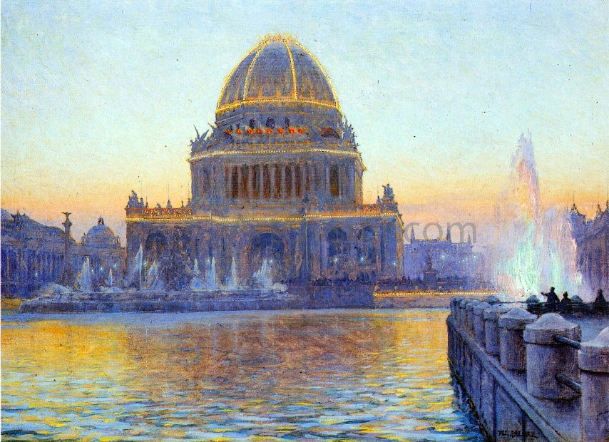  Walter Launt Palmer Twilight at the World's Columbian Exposition - Hand Painted Oil Painting