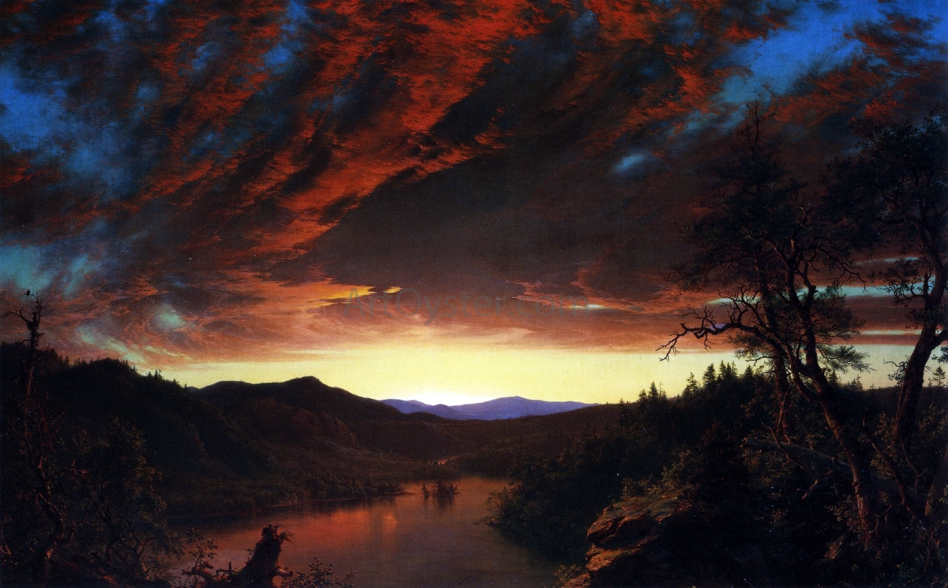 Frederic Edwin Church Twilight in the Wilderness - Hand Painted Oil Painting