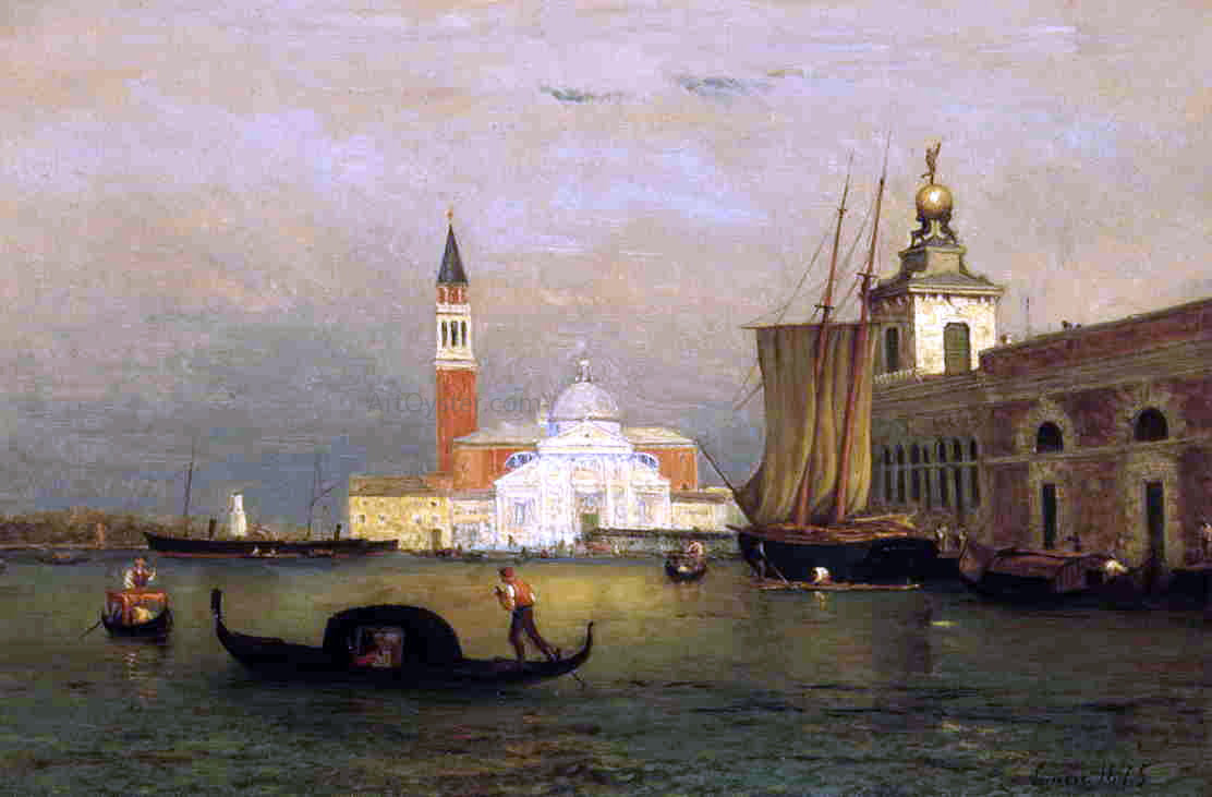 George Inness Twilight in Venice - Hand Painted Oil Painting